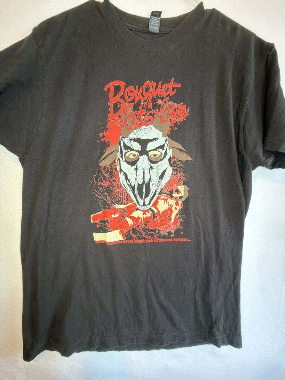 Bouquet Guts & Gore Graphic T-Shirt Halloween Large